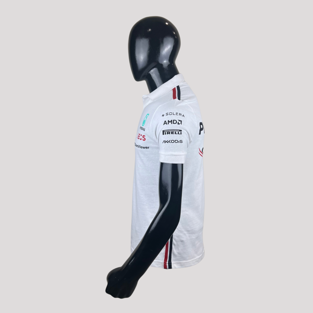 MRC-AMG F1 2023 White Team Polo