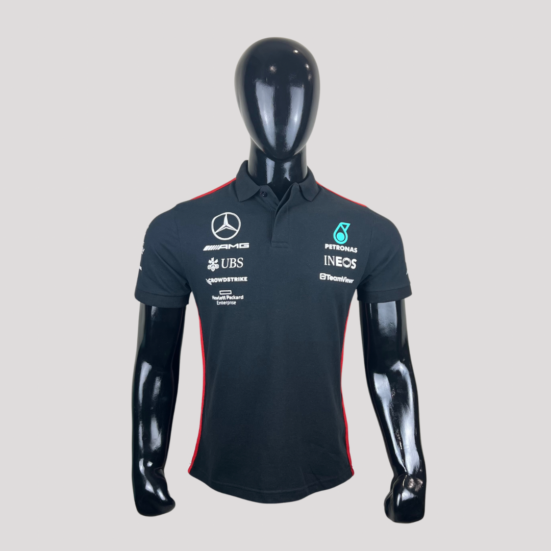 MRC-AMG F1 2023 Black Team Polo