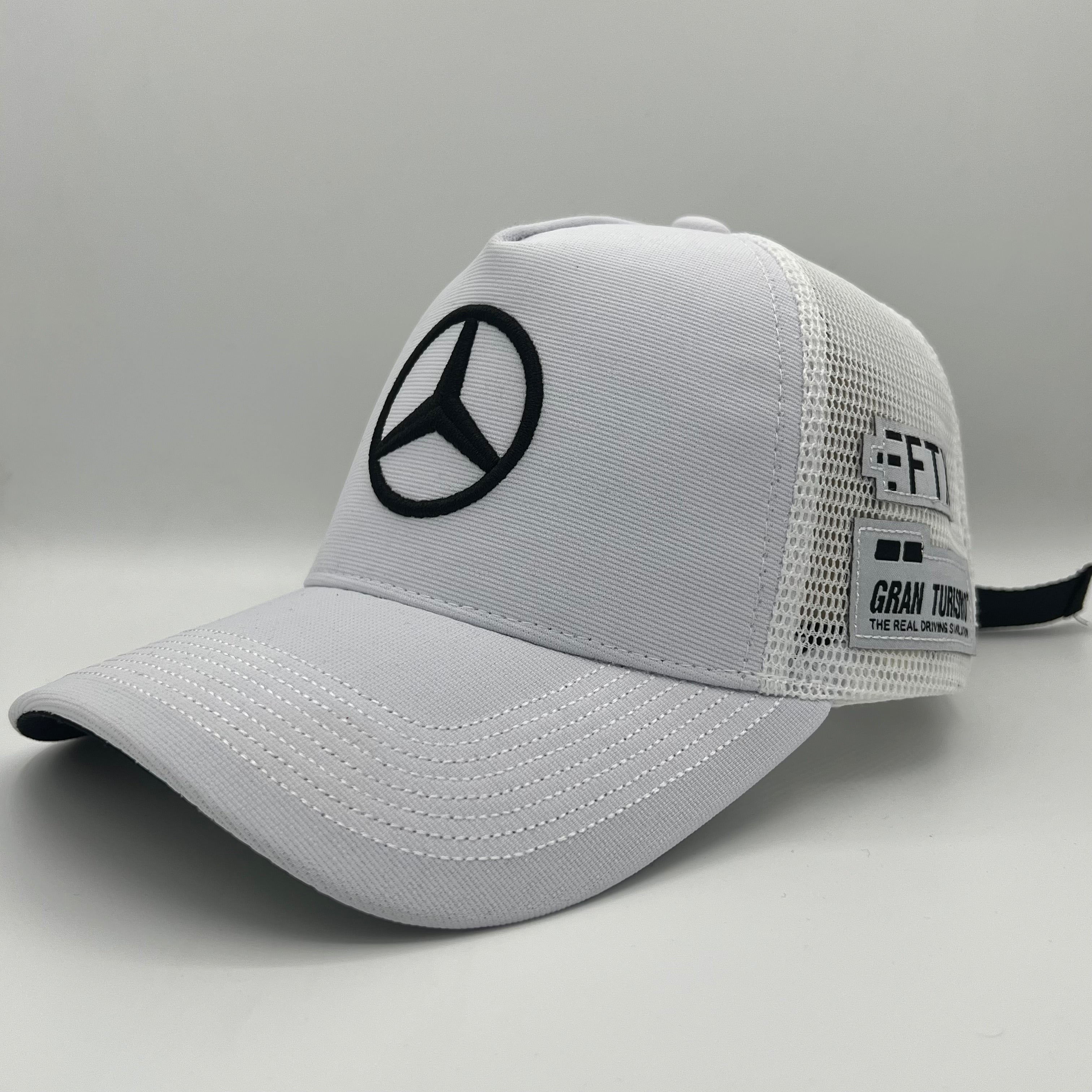 MRC-AMG Petronas Lewis Hamilton White Trucker Team Cap