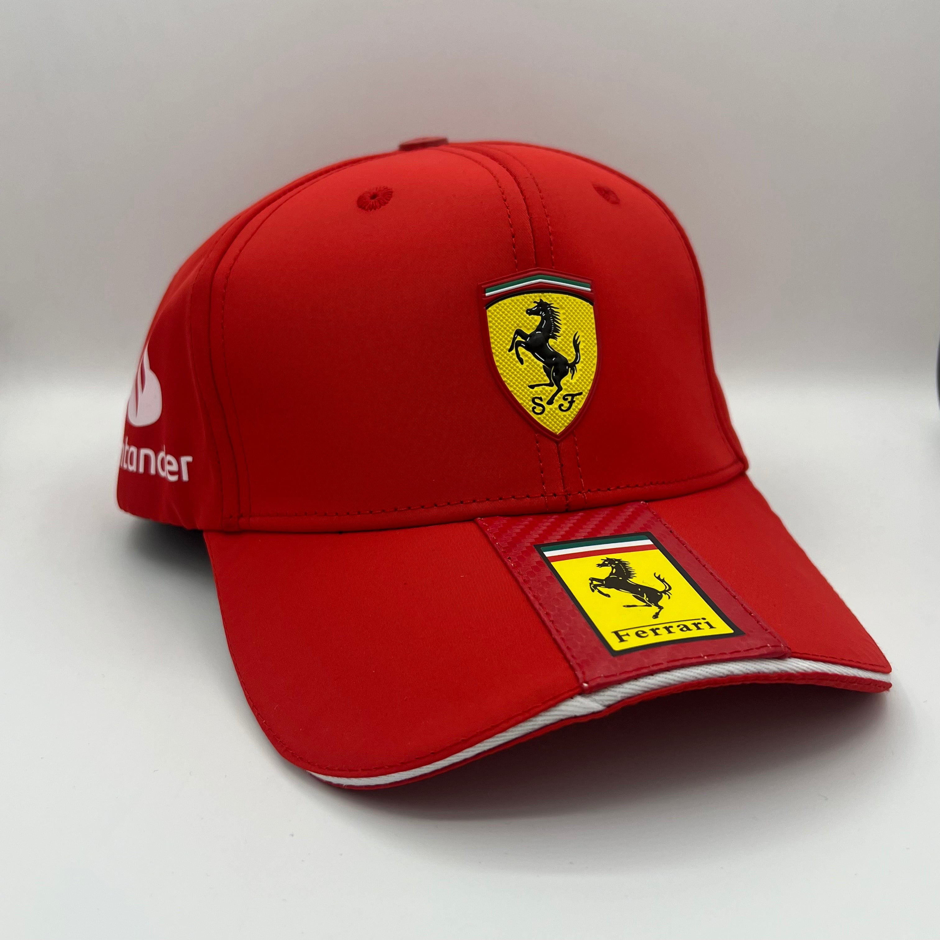 SF Carbon Strip Cap Red