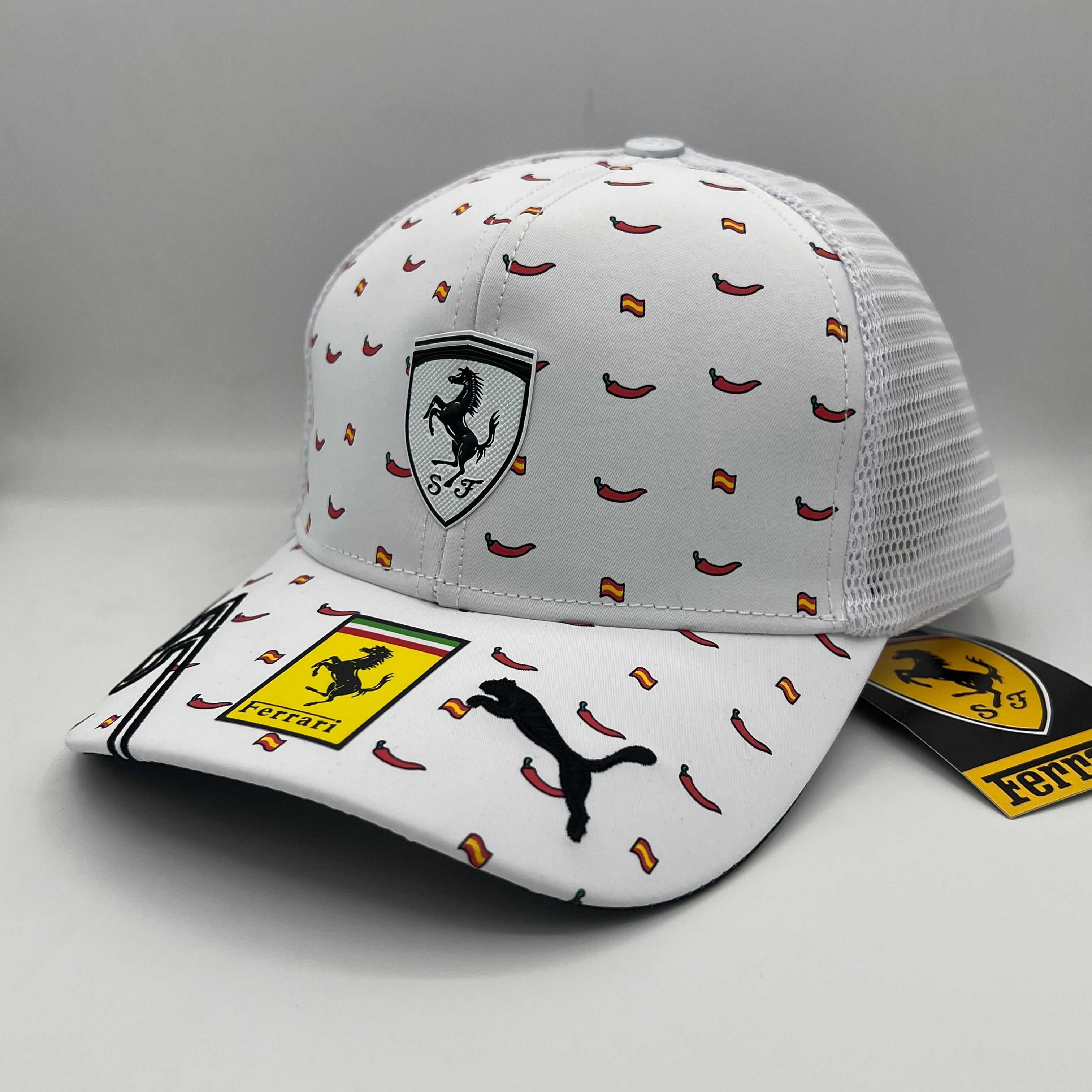 SF 2024 Carlos Sainz Chili White Cap