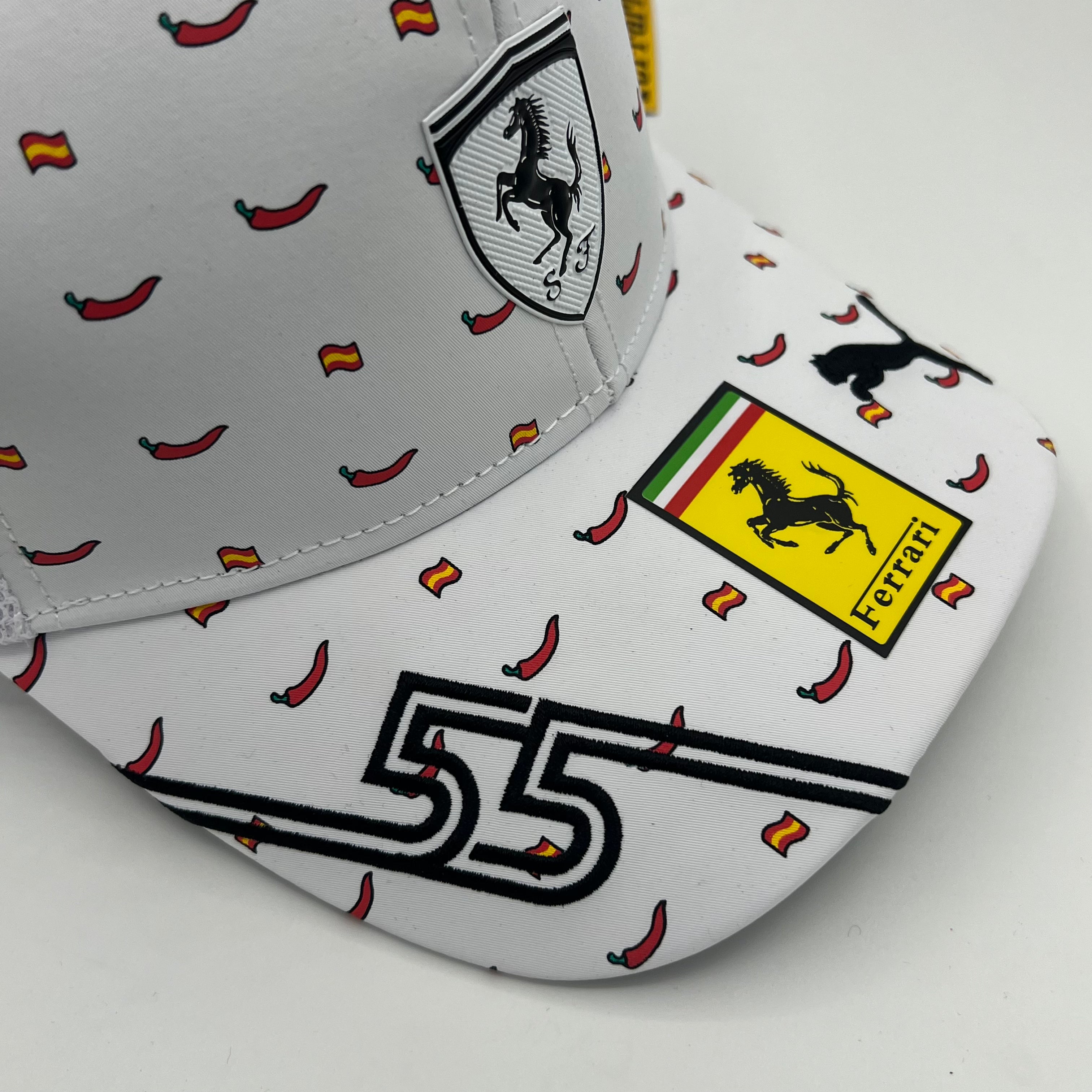 SF 2024 Carlos Sainz Chili White Cap