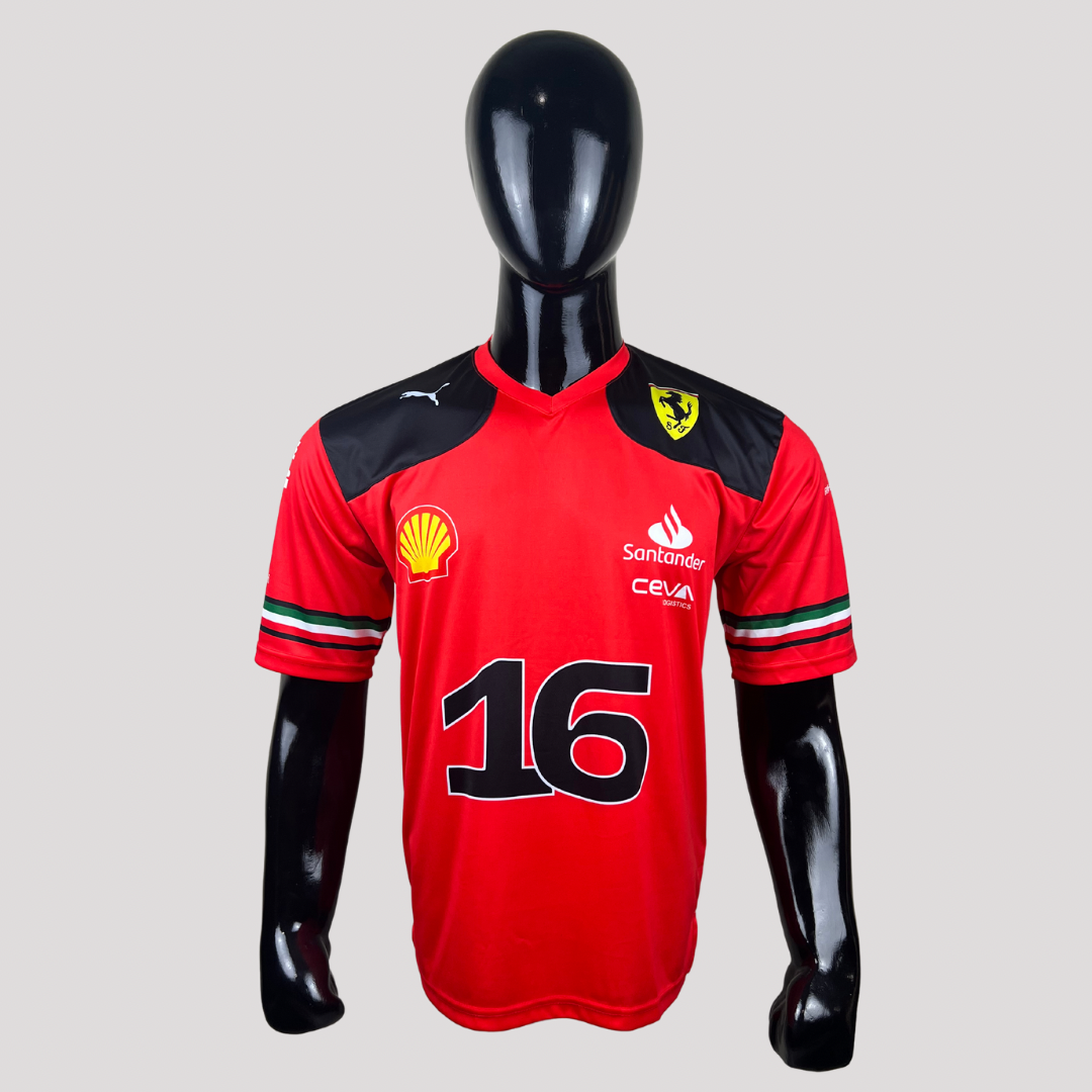 Charles Leclerc  F1 2023 Football Jersey