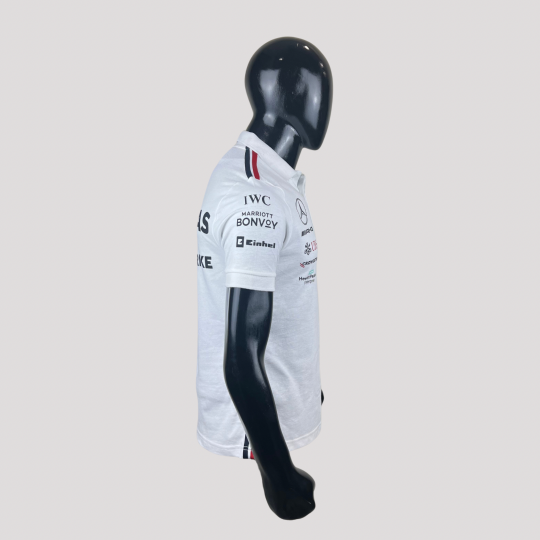 MRC-AMG F1 2023 White Team Polo