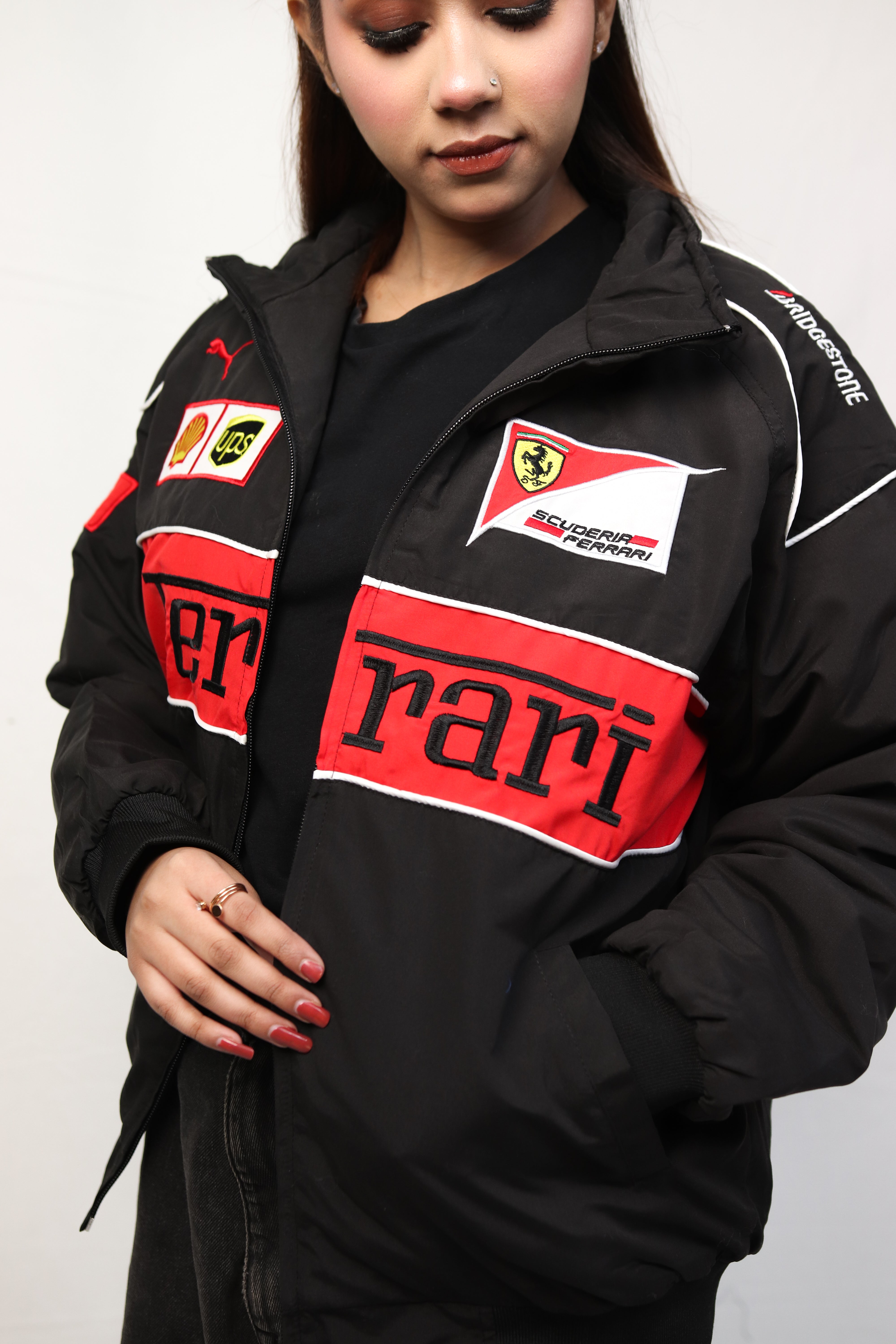 Imported Ferrari Vintage Jacket Black