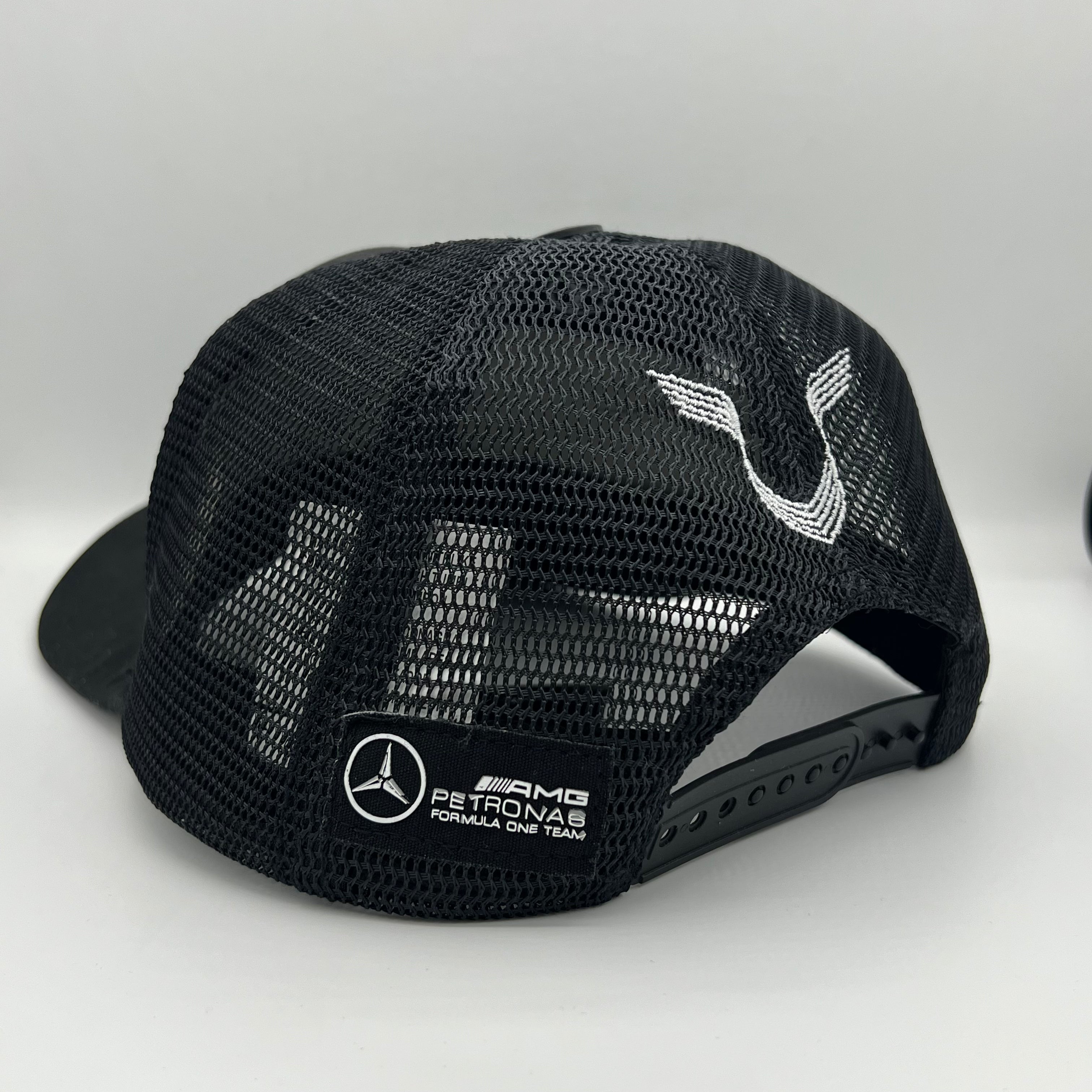 Lewis Hamilton 2024 Team Driver Trucker Cap Black